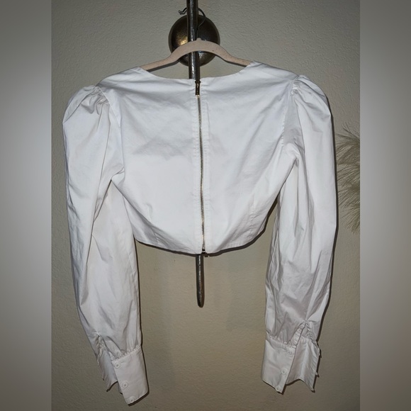 Miss circle white corset blouse - Picture 3 of 4